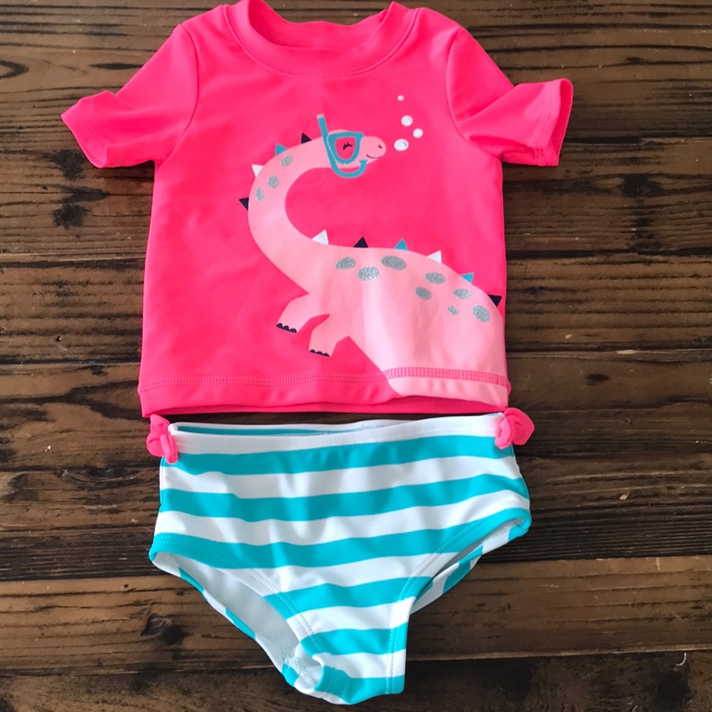 Rash guard swim suit